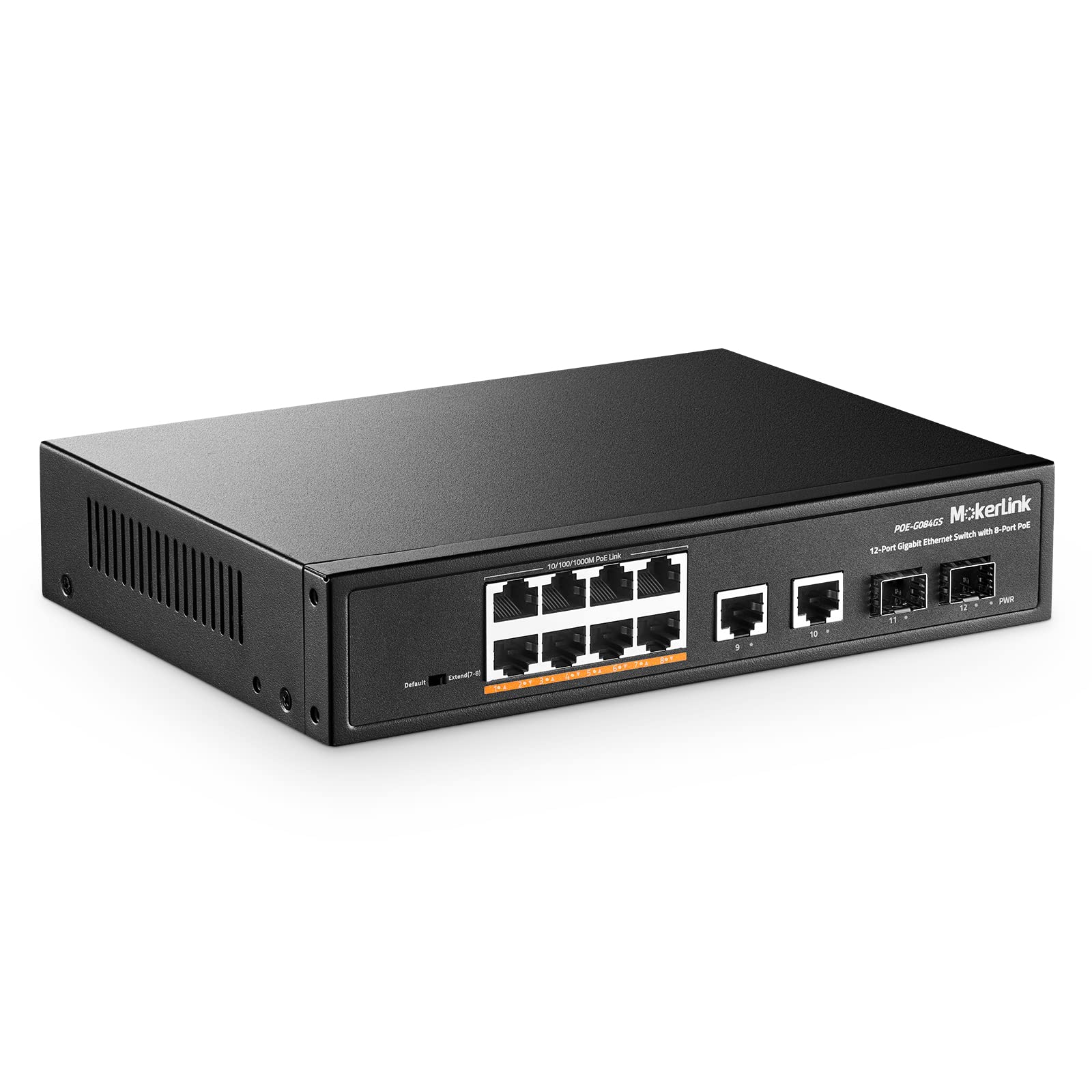Amazon.com: MokerLink 12 Port Gigabit Ethernet Switch, 8 GE PoE+
